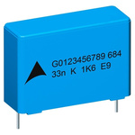 EPCOS B32682 Polypropylene Film Capacitor, 300 V ac, 630 V dc, ±10%, 10nF, Through Hole