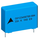 EPCOS B32686 Polypropylene Film Capacitor, 1.25 kV dc, 450 V ac, ±10%, 330nF, Through Hole