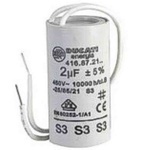 Ducati Energia 4.16.87 Polypropylene Film Capacitor, 450V ac, ±5%, 2μF, Plug In