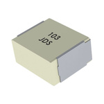 KEMET SMC Polyphenylene Sulphide Film Capacitor (PPS), 63 V ac, 100V dc, ±5%, 100nF, Surface Mount