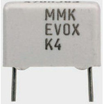 KEMET MMK Polyester Film Capacitor, 40 V ac, 63 V dc, ±5%, 3.3μF, Through Hole