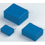 Epcos B32654 Polypropylene Film Capacitor, 1.25 kV dc, 500 V ac, ±10%, 100nF, Through Hole