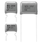 Panasonic ECWF(A) Polypropylene Film Capacitor, 450V dc, ±5%, 3.9μF, Through Hole