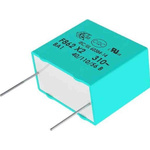 KEMET F862 Metallised Polypropylene Film Capacitor, 310V ac, 10%, 390nF, Through Hole
