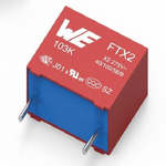 Wurth Elektronik WCAP-FTXX Film Capacitor, 310V ac, ±10%, 1μF, Through Hole