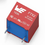 Wurth Elektronik WCAP-FTXX Film Capacitor, 310V ac, ±10%, 220nF, Through Hole