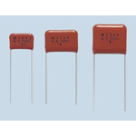 Panasonic ECQE Polyester Film Capacitor, 1kV dc, ±10%, 120nF, Through Hole