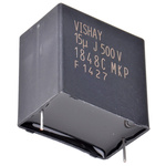 Vishay MKP1848C DC-Link Polypropylene Film Capacitor, 500V dc, ±5%, 15μF, Through Hole