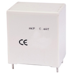 KEMET C4AT Metallised Polypropylene Film Capacitor, 400 V ac, 700 V dc, ±10%, 3μF, Through Hole