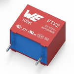 Wurth Elektronik WCAP-FTXX Film Capacitor, 310V ac, ±10%, 330nF, Through Hole