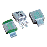Cornell-Dubilier 15pF Mica Capacitor 500V dc ±5% Tolerance, CD6