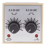Tempatron DP-NO/NC Timer Relay, Delay Cycle, 110 V ac 0.5 → 20 s, Panel Mount, Plug In Mount