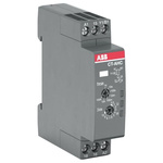 ABB Timer Relay, OFF-delay, 24 - 240 V ac 0.05 s - 100 h, Din Rail Mount, Snap-In Mount