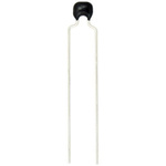 Vishay 100nF Multilayer Ceramic Capacitor MLCC, 100V dc V, ±10% , Through Hole