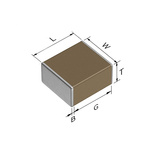 TDK 470nF Multilayer Ceramic Capacitor MLCC, 630V dc V, ±10% , SMD