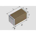 TDK 2.2μF Multilayer Ceramic Capacitor MLCC, 50V dc V, ±10% , SMD