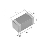 TDK 1.5nF Multilayer Ceramic Capacitor MLCC, 100V dc V, ±5% , SMD