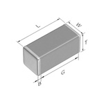 TDK 47nF Multilayer Ceramic Capacitor MLCC, 450V dc V, ±5% , SMD