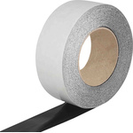 RS PRO Black Double Sided Plastic Tape, 25mm x 50m