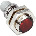 Sick Energetic Photoelectric Sensor, Barrel Sensor, 3 mm → 115 mm Detection Range