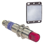Telemecanique Sensors Polarised Retro Reflection Photoelectric Sensor, Threaded Miniature Sensor, 2 m Detection Range