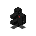 Omron Through Beam Photoelectric Sensor, Fork Sensor, 5000 mm Detection Range