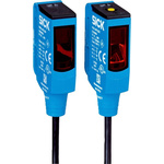 Sick Through Beam Photoelectric Sensor, Block Sensor, 60 m Detection Range