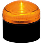 RS PRO Amber LED Multiple Effect Beacon, 12 → 24 V, Screw Mount, IP66
