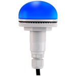 RS PRO Blue LED Multiple Light Effects Beacon, 12 → 24 V, Panel Mount, IP66