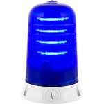 RS PRO Blue LED Multiple Effect Beacon, 90 → 240 V, Base Mount, IP65