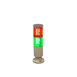 RS PRO Red/Green Signal Tower, 24 V ac/dc, 2 Light Elements, Screw Mount