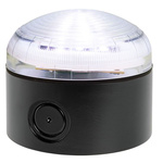 RS PRO Clear LED Steady Beacon, 12 V ac/dc, 24 V ac/dc, Screw Mount, IP66