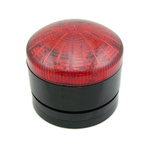 RS PRO Red LED Multiple Effect Beacon, 110 V ac, 230 V ac, Panel or Surface Mount, IP65