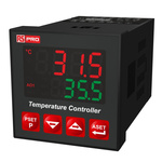 RS PRO DIN Rail PID Temperature Controller, 48 x 48mm 2 Input, 3 Output Relay, SSR, 24 V Supply Voltage ON/OFF, PID
