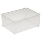 105583 | Raaco 24 Cell Transparent PP Compartment Box, 47mm x 79mm x 109mm