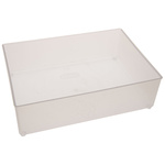 105576 | Raaco 12 Cell Transparent PP Compartment Box, 47mm x 109mm x 157mm