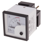 RS PRO Analogue Panel Ammeter 20A AC, 46mm x 46mm, ±1.5 % Moving Iron