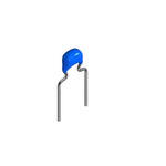 TDK 820pF Multilayer Ceramic Capacitor MLCC, 50V dc V, Push In, Solder