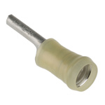 165049 | TE Connectivity, PIDG Insulated, Tin Crimp Pin Connector, 2.7mm² to 6.6mm², 12AWG to 10AWG, 2.6mm Pin Diameter, Yellow