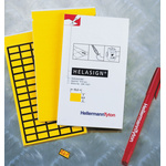 598-92127 TAG121FB-270-YE-270-YE | HellermannTyton Yellow Address Label, 8 x 20mm, Pack of 600