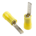 131445 | TE Connectivity, PLASTI-GRIP Insulated Crimp Blade Terminal 11.8mm Blade Length, 2.6mm² to 6.6mm², 12AWG to 10AWG,