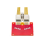 200890-0204 | Molex, EDGELOCK Right Angle FemalePCBEdge Connector, Straddle Mount Mount, 4 Way, 1 Row, 2mm Pitch, 3A