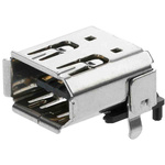 53462-0001 | Molex 6 Way Right Angle Surface Mount Firewire Connector, Socket