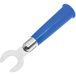 RS PRO Insulated Crimp Spade Connector Plastic, Blue