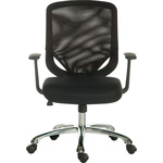RS PRO Fabric Executive Chair 100kg Weight Capacity Black