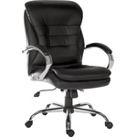 RS PRO Leather Executive Chair 120kg Weight Capacity Black