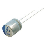 Nichicon 680μF Through Hole Polymer Capacitor, 6.3V dc