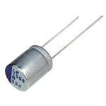 Nichicon 470μF Through Hole Polymer Capacitor, 16V dc