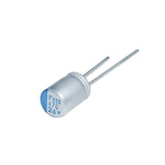 CHEMI-CON 220μF Through Hole Polymer Capacitor, 25V dc