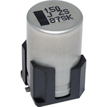 Panasonic 150μF Surface Mount Polymer Capacitor, 63V dc